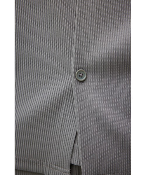 AZUL by moussy(アズールバイマウジー)の「リップルリラックスシャツ(シャツ/ブラウス・メンズ・ブラック/ライトブルー/ライトグレー・FREE)」の6枚目の写真