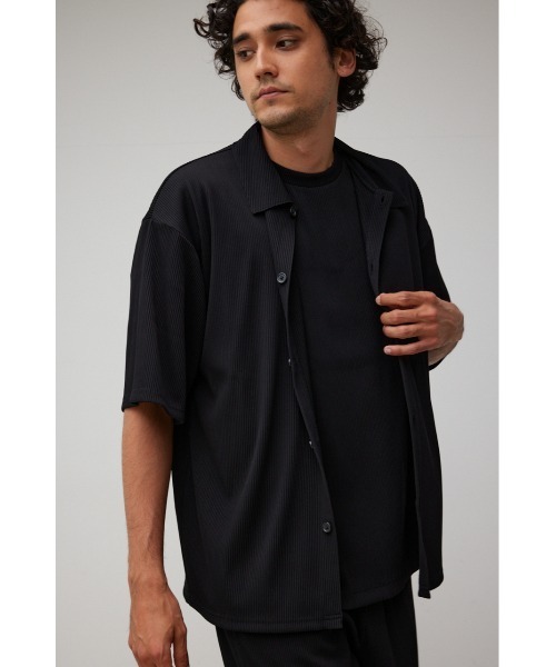 AZUL by moussy(アズールバイマウジー)の「リップルリラックスシャツ(シャツ/ブラウス・メンズ・ブラック/ライトブルー/ライトグレー・FREE)」の17枚目の写真