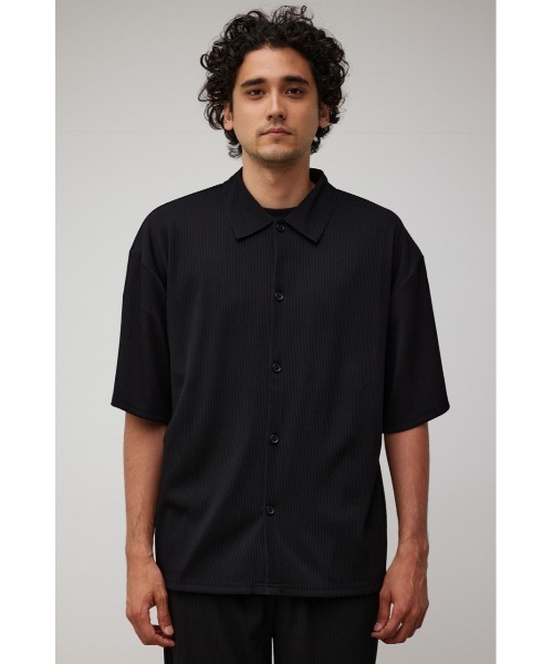 AZUL by moussy(アズールバイマウジー)の「リップルリラックスシャツ(シャツ/ブラウス・メンズ・ブラック/ライトブルー/ライトグレー・FREE)」の14枚目の写真