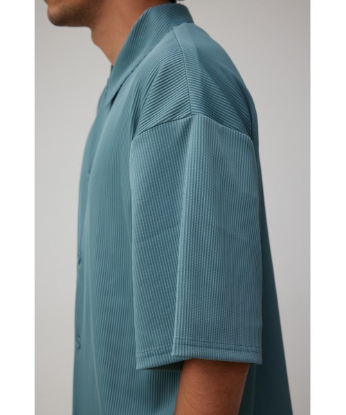AZUL by moussy(アズールバイマウジー)の「リップルリラックスシャツ(シャツ/ブラウス・メンズ・ブラック/ライトブルー/ライトグレー・FREE)」の7枚目の写真