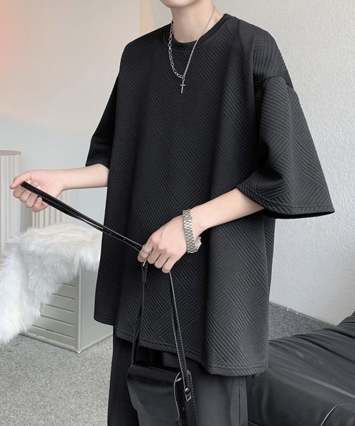 FVLMEN(フルメン)の「【FVLMEN】side slit button halfsleeve tee/サイド スリット ボタン ハーフスリーブ T(Tシャツ/カットソー・メンズ・ホワイト/ブラック/グレー・MEDIUM/LARGE/X-LARGE)」の13枚目の写真