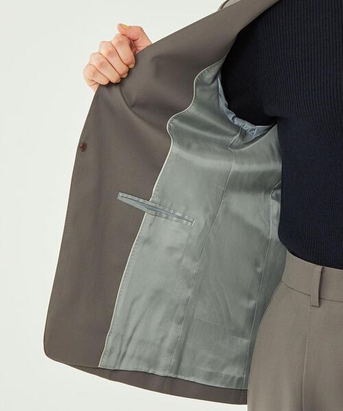 green label relaxing(グリーンレーベルリラクシング)の「REDA ノーラペル ジャケット ◇No03◇(ノーカラージャケット・レディース・モカ/ネイビー・36/40/38)」の15枚目の写真