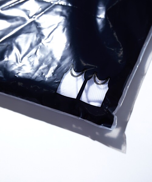 CAHLUMN（カウラム）の「CAHLUMN/カウラム 2-Pack A-Shirt/2パック シャツ（タンクトップ・メンズ・ホワイト/ネイビー・SMALL/LARGE/MEDIUM）」の10枚目の写真