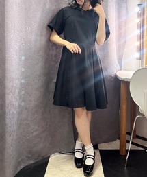 カットアウトパーカーワンピース