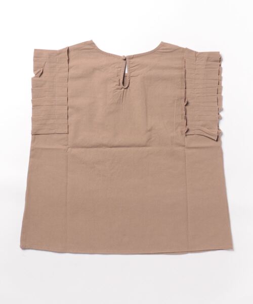 flower（フラワー）の「ショルダープリーツトップ（Tシャツ/カットソー・レディース・ブラウン/アイボリー・FREE）」の11枚目の写真