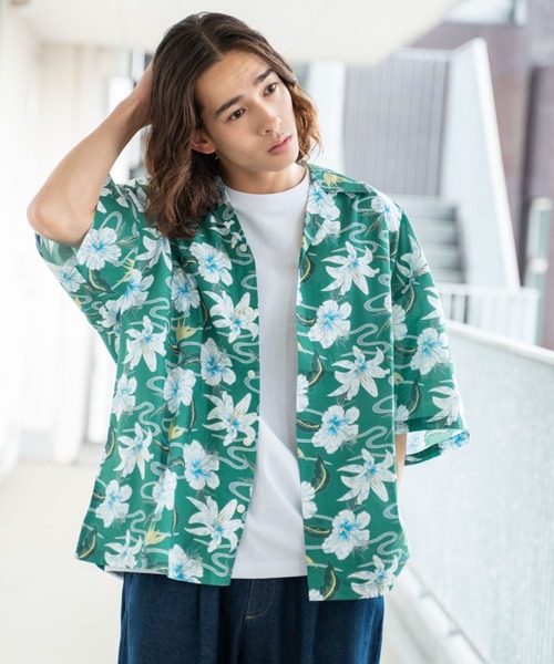 WEGO(ウィゴー)の「WEGO/BIGアロハシャツ(シャツ/ブラウス・メンズ・その他1/その他2/その他3/その他4・MEDIUM/LARGE)」の3枚目の写真