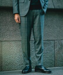 EDIFICE | SUPER 120’s ウールサキソニー テーパードパンツ【セットアップ着用可能】(スラックス)