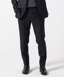 EDIFICE | SUPER 120’s ウールサキソニー テーパードパンツ【セットアップ着用可能】(スラックス)