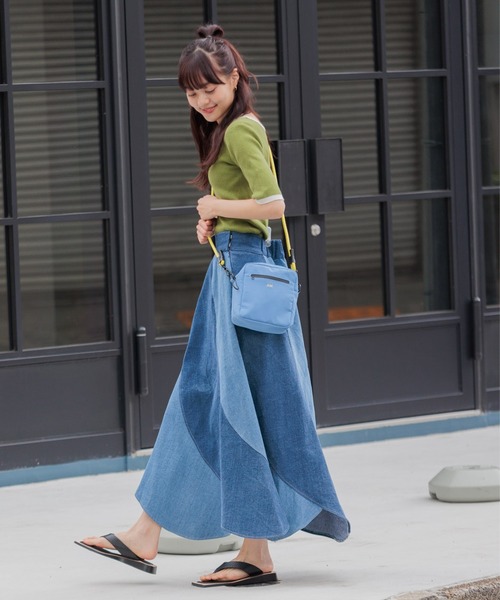 ACCOMMODE（アコモデ）の「ミニボックスサコッシュ / ショルダーバッグ　推し活（ショルダーバッグ・レディース・ブルー/アイボリー/ピンク/ブラック・FREE）」の12枚目の写真