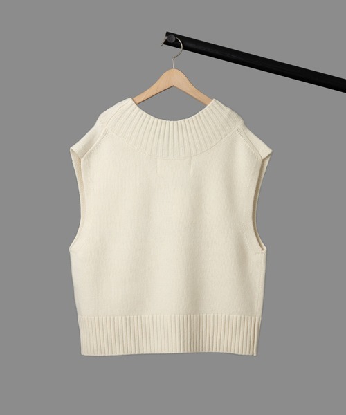 ADAWAS⭐︎ULTRA FINE MERINO VEST ADAWAS（アダワズ）の「【 ADAWAS / アダワス 】ULTRA FINE