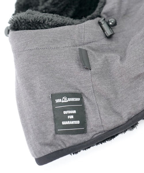 5050WORKSHOP(フィフティーフィフティーワークショップ)の「5050WORKSHOP NECK HOOD -PACKABLE NECK WARMER(ネックウォーマー/スヌード・レディース・ライトグレー/チャコールグレー/ベージュ・FREE)」の11枚目の写真