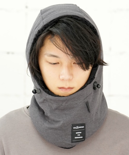 5050WORKSHOP(フィフティーフィフティーワークショップ)の「5050WORKSHOP NECK HOOD -PACKABLE NECK WARMER(ネックウォーマー/スヌード・レディース・ライトグレー/チャコールグレー/ベージュ・FREE)」の15枚目の写真