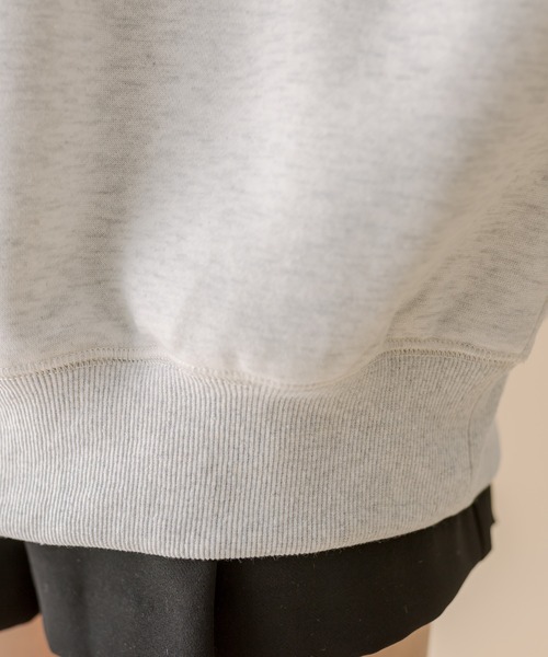 mline（エムライン）の「[mline]フォトBIGスウェット（スウェット・レディース・オフホワイト/ネイビー/グレー/レッド・FREE）」の21枚目の写真