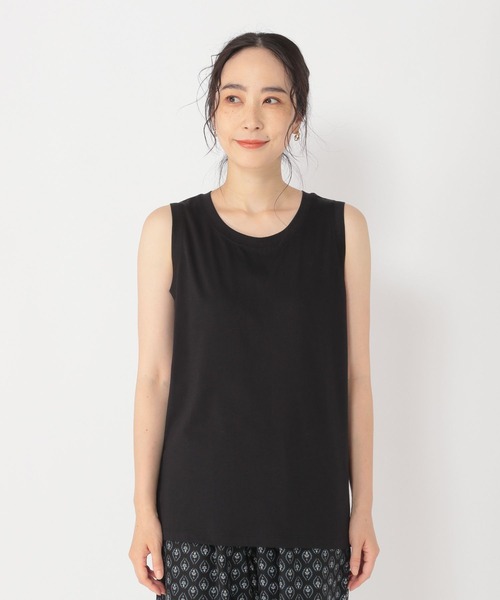 studio CLIP（スタディオクリップ）の「スタンダードタンクトップ（タンクトップ・レディース・ホワイト/ライトベージュ/スモーク/ブラック・MEDIUM/LARGE）」の9枚目の写真