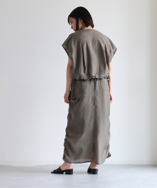 cepo(セポ)の「シアードロストスカート セットアップ可能(スカート・レディース・ブラック/チャコール・M)」の12枚目の写真