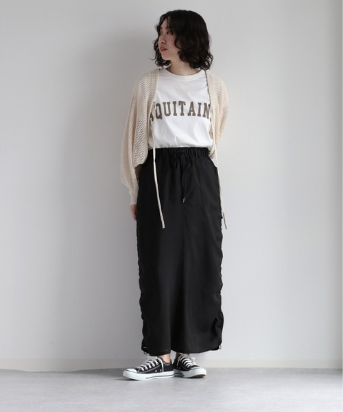 cepo(セポ)の「シアードロストスカート セットアップ可能(スカート・レディース・ブラック/チャコール・M)」の19枚目の写真