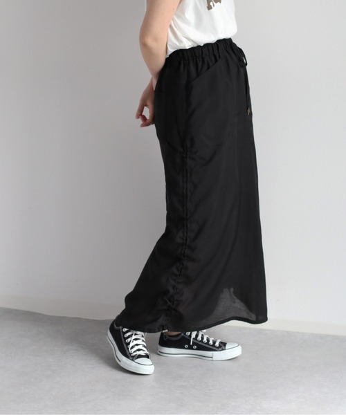 cepo(セポ)の「シアードロストスカート セットアップ可能(スカート・レディース・ブラック/チャコール・M)」の15枚目の写真