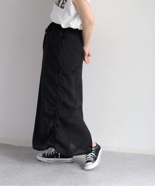 cepo(セポ)の「シアードロストスカート セットアップ可能(スカート・レディース・ブラック/チャコール・M)」の18枚目の写真