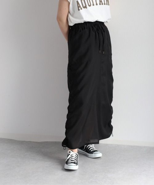 cepo(セポ)の「シアードロストスカート セットアップ可能(スカート・レディース・ブラック/チャコール・M)」の14枚目の写真