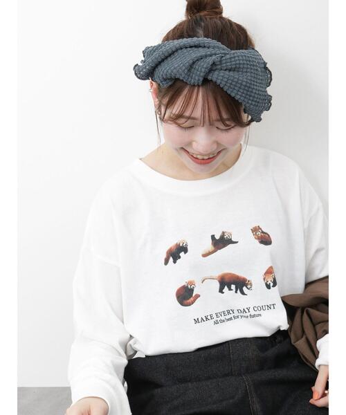 ehka sopo（エヘカソポ）の「リボンヘアターバン（その他ヘアアクセサリー・レディース・グレー/ブルー/キナリ・F）」の20枚目の写真