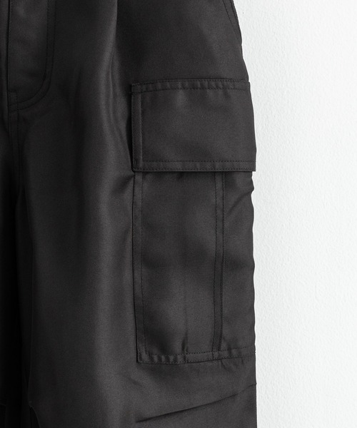 Ressaca（レサーカ）の「ワイドテーパード ミリタリー2Wayイージーカーゴパンツ 裾ドローコード（カーゴパンツ・メンズ・オリーブ/オフホワイト/ブラック・M/L/LL）」の21枚目の写真