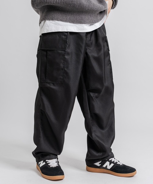 Ressaca（レサーカ）の「ワイドテーパード ミリタリー2Wayイージーカーゴパンツ 裾ドローコード（カーゴパンツ・メンズ・オリーブ/オフホワイト/ブラック・M/L/LL）」の13枚目の写真