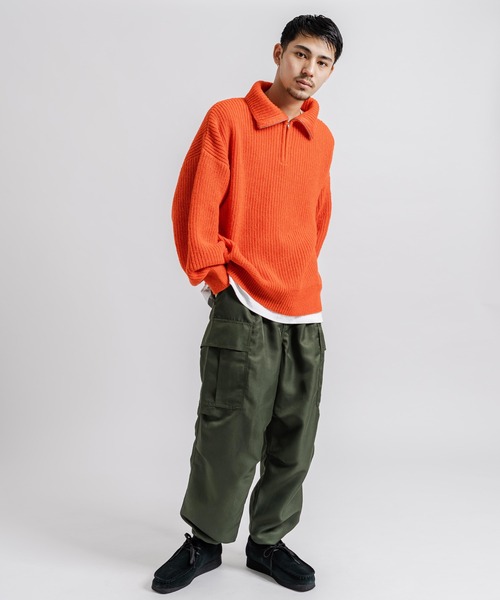 Ressaca（レサーカ）の「ワイドテーパード ミリタリー2Wayイージーカーゴパンツ 裾ドローコード（カーゴパンツ・メンズ・オリーブ/オフホワイト/ブラック・M/L/LL）」の10枚目の写真