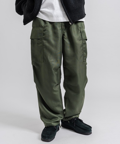 Ressaca（レサーカ）の「ワイドテーパード ミリタリー2Wayイージーカーゴパンツ 裾ドローコード（カーゴパンツ・メンズ・オリーブ/オフホワイト/ブラック・M/L/LL）」の8枚目の写真