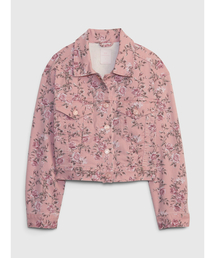 GAP（ギャップ）の「Gap × Loveshackfancy ウォッシュウェル フローラル アイコンデニムジャケット (キッズ)（デニムジャケット・キッズ）」