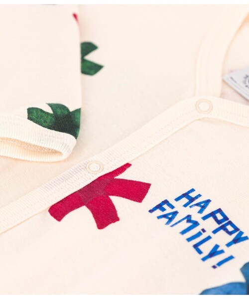 PETIT BATEAU（プチバトー）の「プリント足なしロンパース（ロンパース・キッズ・ホワイト系その他・12MONTH/6MONTH/3MONTH）」の6枚目の写真