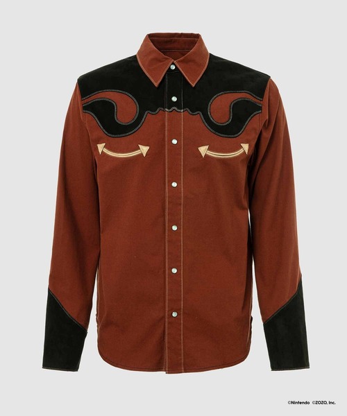 Splatoon（スプラトゥーン）の「イカスタンシャツ（シャツ/ブラウス・メンズ・ブラック/ブラウン・unisex M/unisex L）」の2枚目の写真