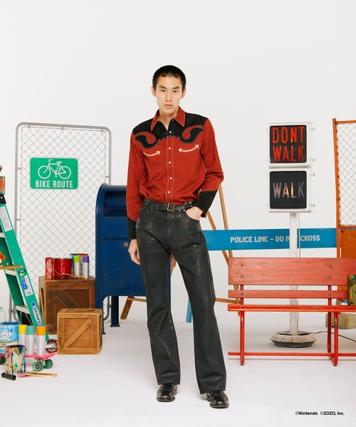 Splatoon（スプラトゥーン）の「イカスタンシャツ（シャツ/ブラウス・メンズ・ブラック/ブラウン・unisex M/unisex L）」の4枚目の写真