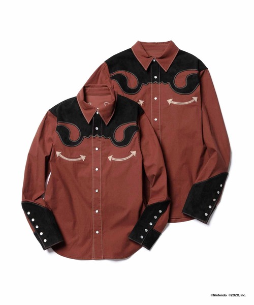 Splatoon（スプラトゥーン）の「イカスタンシャツ（シャツ/ブラウス・メンズ・ブラック/ブラウン・unisex M/unisex L）」の7枚目の写真