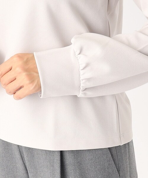 index(インデックス)の「◆取り外し2way レース衿トップス【洗濯機洗い可】(Tシャツ/カットソー・レディース・ブルー/ライトグレー/ブラック・36/38/42/40)」の13枚目の写真