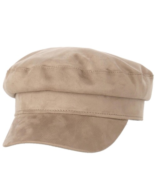 ANAP（アナップ）の「フェイクスエードキャスケット（キャスケット・レディース・ブラック/モカ・FREE）」の3枚目の写真