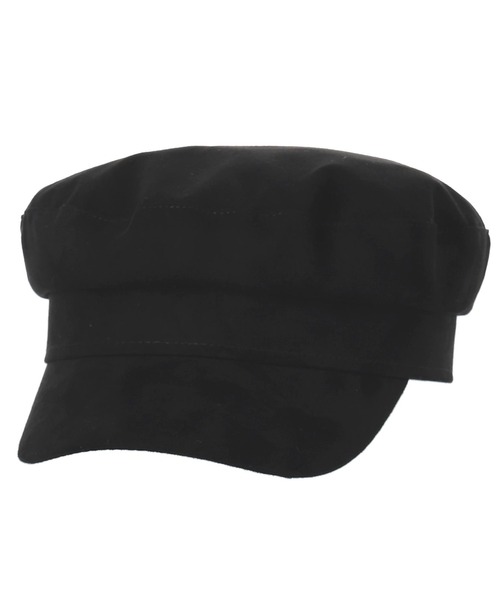 ANAP（アナップ）の「フェイクスエードキャスケット（キャスケット・レディース・ブラック/モカ・FREE）」の5枚目の写真