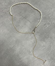 【KOREAN ITEM】パールチェーンネックレス