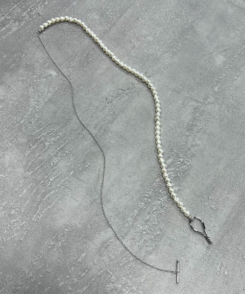 VICKY（ビッキー）の「【KOREAN ITEM】パールチェーンネックレス（ネックレス・レディース・シルバー系その他/ゴールド系その他・FREE）」の4枚目の写真