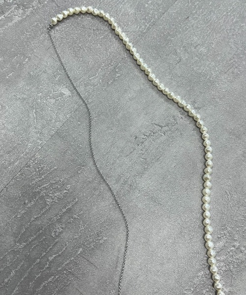 VICKY（ビッキー）の「【KOREAN ITEM】パールチェーンネックレス（ネックレス・レディース・シルバー系その他/ゴールド系その他・FREE）」の6枚目の写真