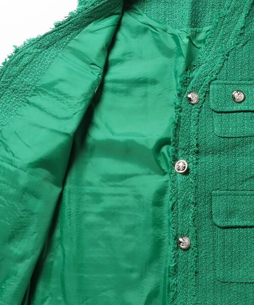 Narcissus（ナルシス）の「【WEBSTORE 限定商品】ツイードベスト（ベスト・レディース・ピンク/グリーン・FREE）」の16枚目の写真