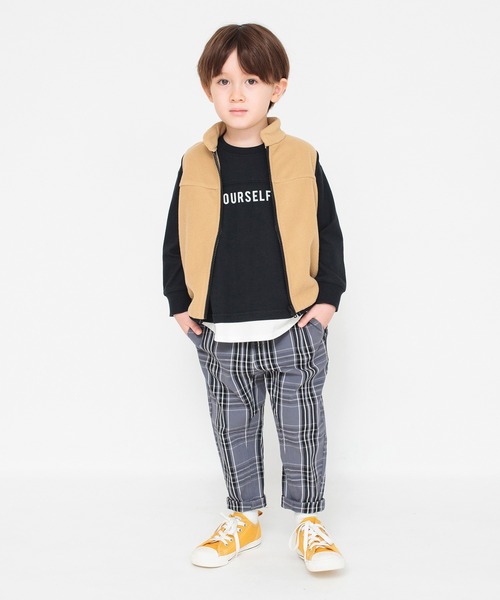 BRANSHES（ブランシェス）の「【男女兼用】3WAYマウンテンパーカー（パーカー・キッズ・ベージュ/ブラック・150/140/130/100/110/120）」の7枚目の写真