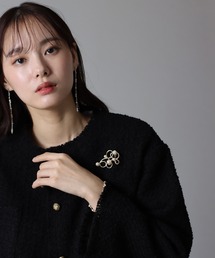 BLUEEAST | パール付きニュアンスブローチ(ブローチ/コサージュ)