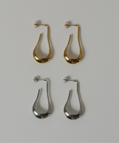 ORLEAN(オルレアン)の「金属アレルギー対応 ボリュームニュアンスピアス サージカルステンレス(ピアス(両耳用)・レディース・ゴールド/シルバー・フリー)」の15枚目の写真