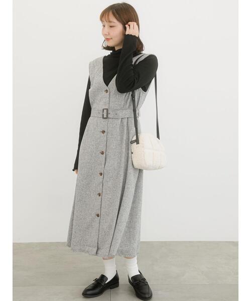 Te chichi TERRASSE（テチチテラス）の「キルトリボンローファー（ローファー・レディース・ブラック/ブラウン/オフホワイト・L/M）」の5枚目の写真