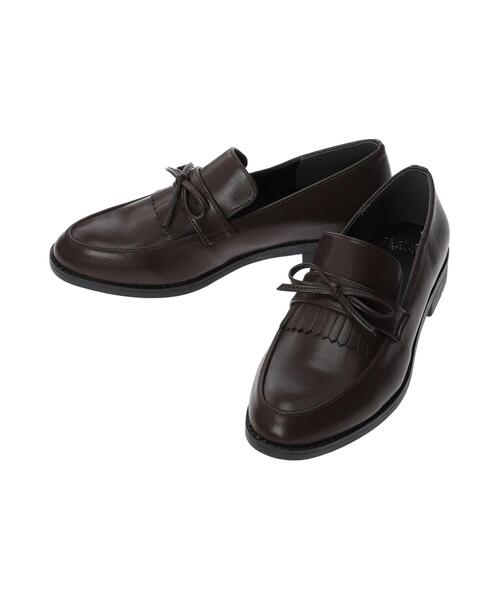 Te chichi TERRASSE（テチチテラス）の「キルトリボンローファー（ローファー・レディース・ブラック/ブラウン/オフホワイト・L/M）」の9枚目の写真