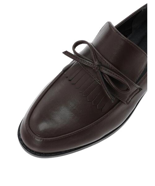 Te chichi TERRASSE（テチチテラス）の「キルトリボンローファー（ローファー・レディース・ブラック/ブラウン/オフホワイト・L/M）」の12枚目の写真