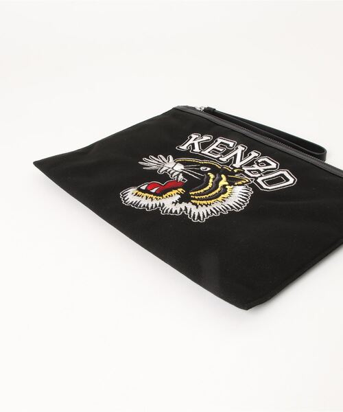 ケンジ KENZO（ケンゾー）の「'Varsity Jungle' ラージ クラッチバッグ