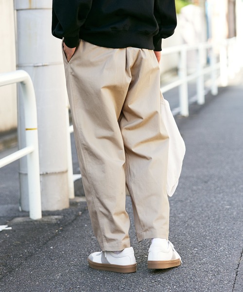 coca（coca）（コカ）の「メンズ ピーチツイルバルーンパンツ（その他パンツ・メンズ・アイボリー/カーキ/ブラック/ライトベージュ・L/M/XL）」の8枚目の写真