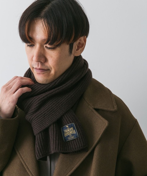 URBAN RESEARCH DOORS（アーバンリサーチドアーズ）の「ハミルトンマフラー（マフラー・メンズ・チャコールグレー/ブルー/ブラウン/イエロー・-）」の11枚目の写真