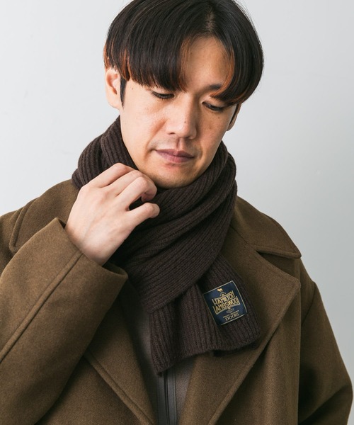 URBAN RESEARCH DOORS（アーバンリサーチドアーズ）の「ハミルトンマフラー（マフラー・メンズ・チャコールグレー/ブルー/ブラウン/イエロー・-）」の5枚目の写真